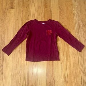 Crazy 8 red long sleeve, size kids M (7-8)